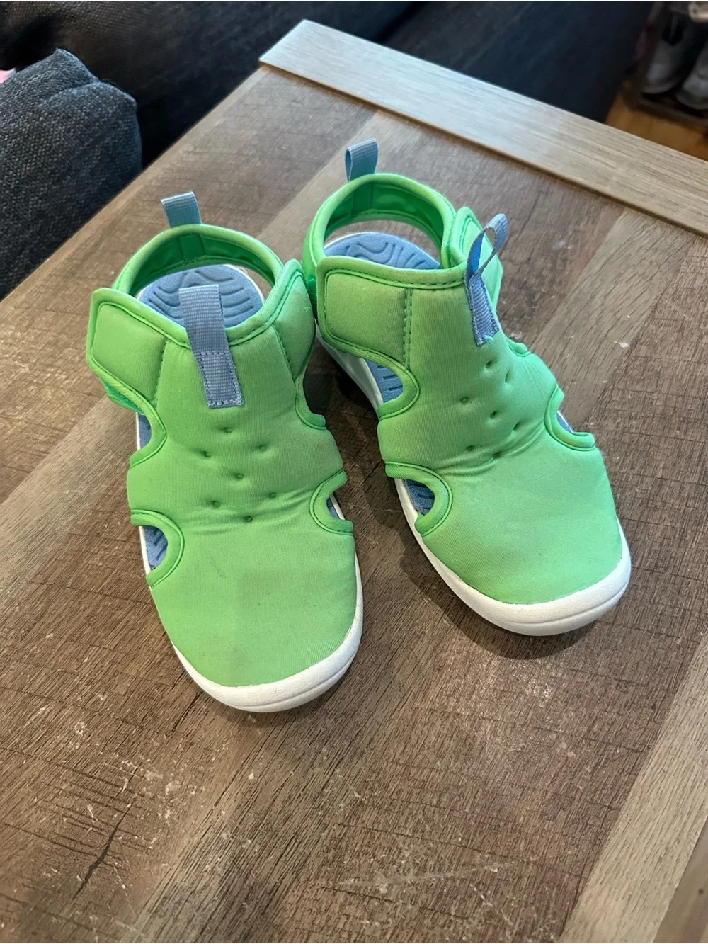 Kids Green Slip-On Active water  Sandals